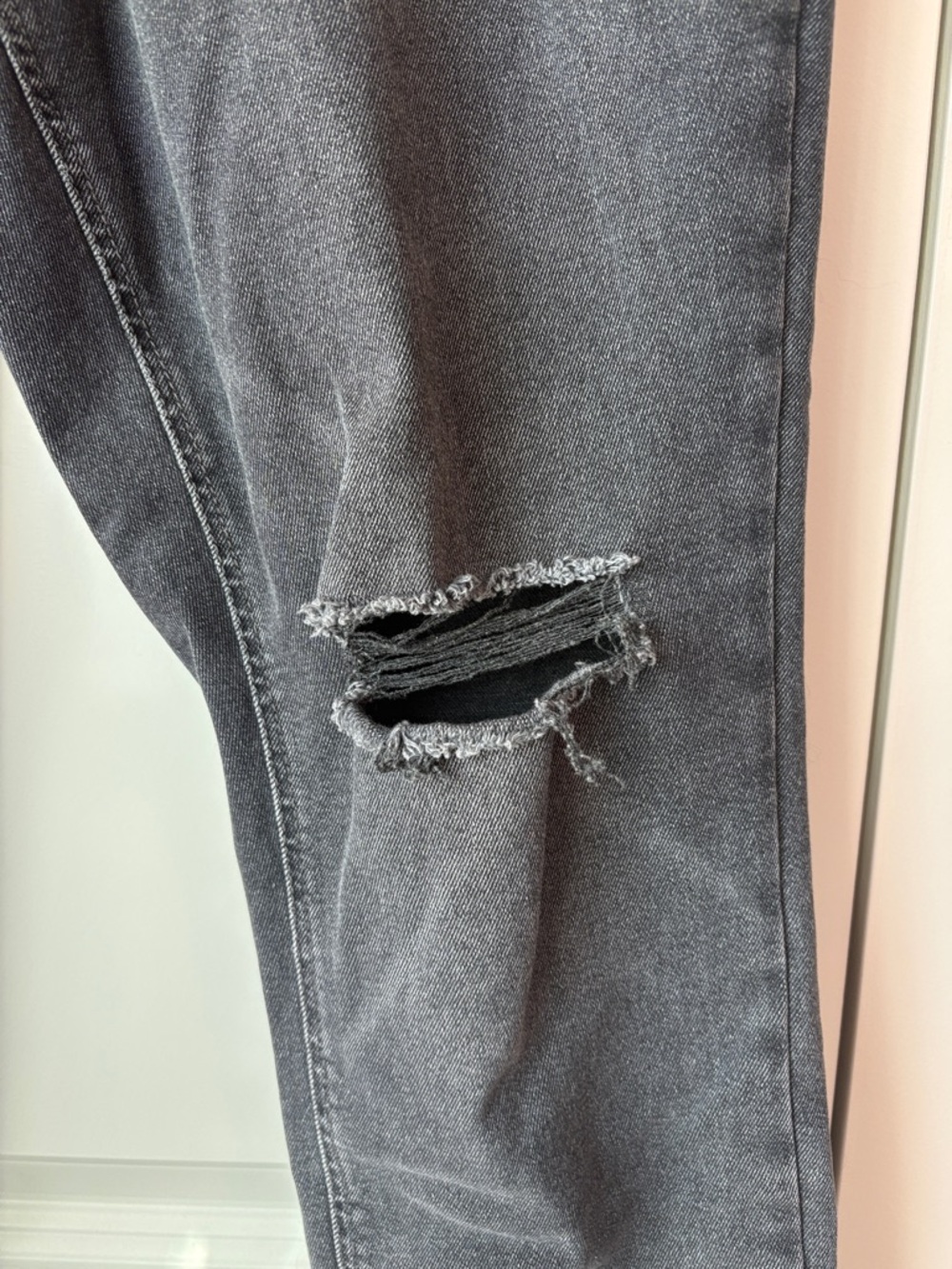 Old Navy Grey/Black Rockstar Super Skinny Extra High-Rise Jeans Size 16 - Picture 5 of 12